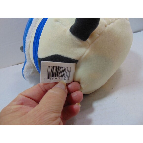 Squishmallow 8" Cam Calico Cat Blue Trapper Hat Scarf Feline Plush - Picture 6 of 10